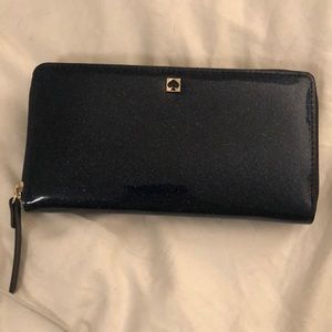 Blue, sparkle Kate Spade Wallet